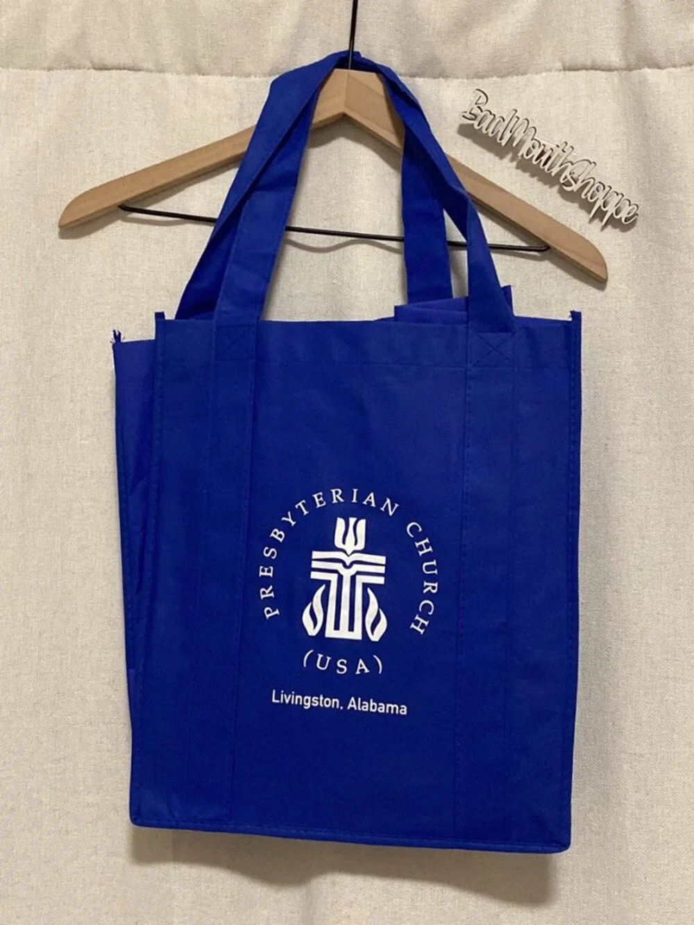 First Presbyterian Church PCUSA of Livingston Alabama Reusable Shopping Tote Bag